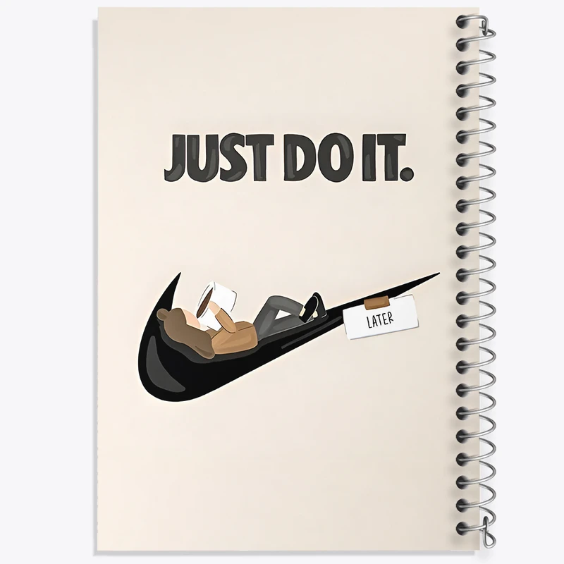 دفتر مشق 100 برگ خندالو طرح نایک (Nike) کد N2670