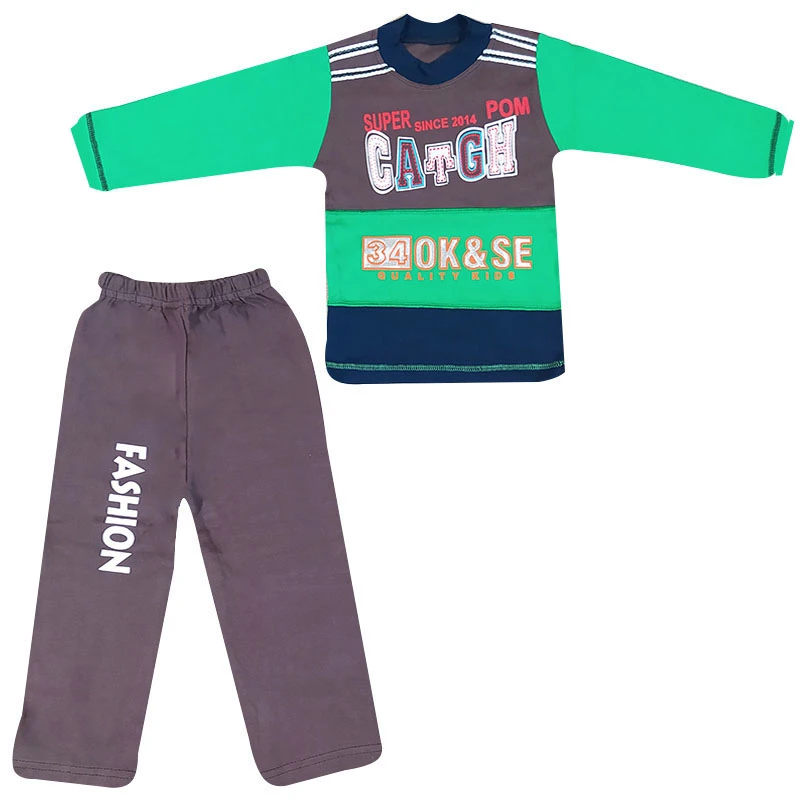 ست تی شرت و شلوار پسرانه مدل Me.Sa.Ga2