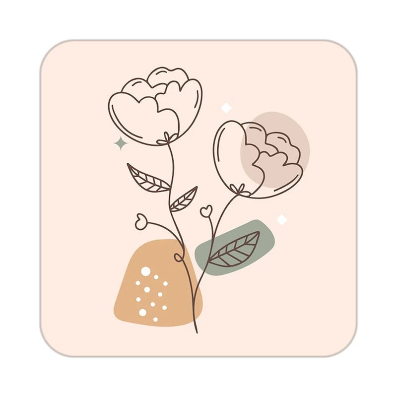 زیر لیوانی کاکتی طرح عاشقانه مدل mp38043