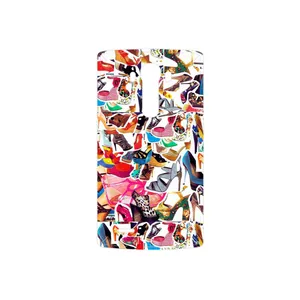 MAHOOT Collage of High heel Shoes Cover Sticker for LG G3