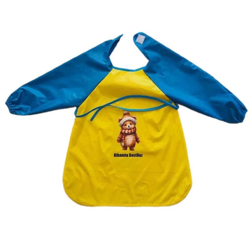 پیشبند نقاشی بی همتا دست دوز مدل خرس کوچولو کد FY110P