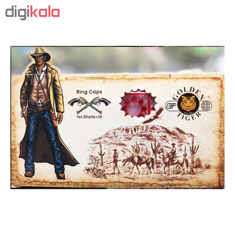 تیر تفنگ ترقه ای مدل Golden Tiger بسته ی 9 عددی