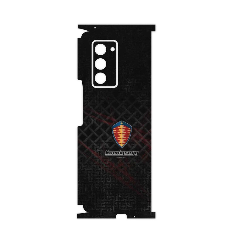 برچسب پوششی ماهوت مدل Koenigsegg Automotive AB-FullSkin مناسب برای گوشی موبایل سامسونگ Galaxy Z FOLD 2