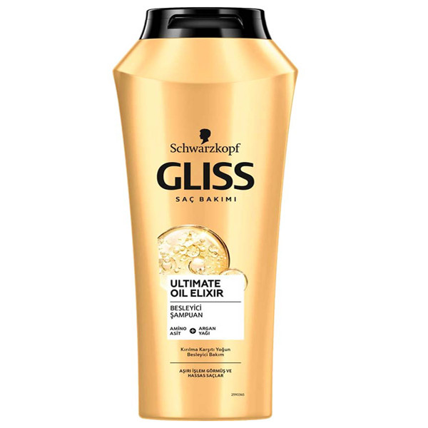 شامپو تقویت کننده مو گلیس مدل ULTIMATE حجم 500 میلی لیتر