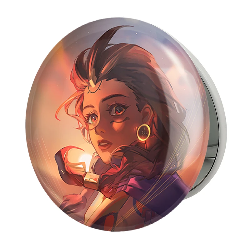 آینه جیبی خندالو طرح بازی اورواچ (Overwatch) مدل تاشو کد 31638