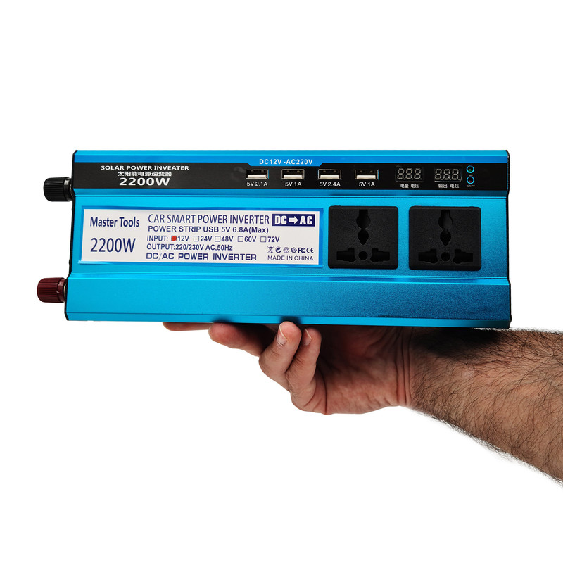مبدل برق خودرو مسترتولز مدل DT-2200W