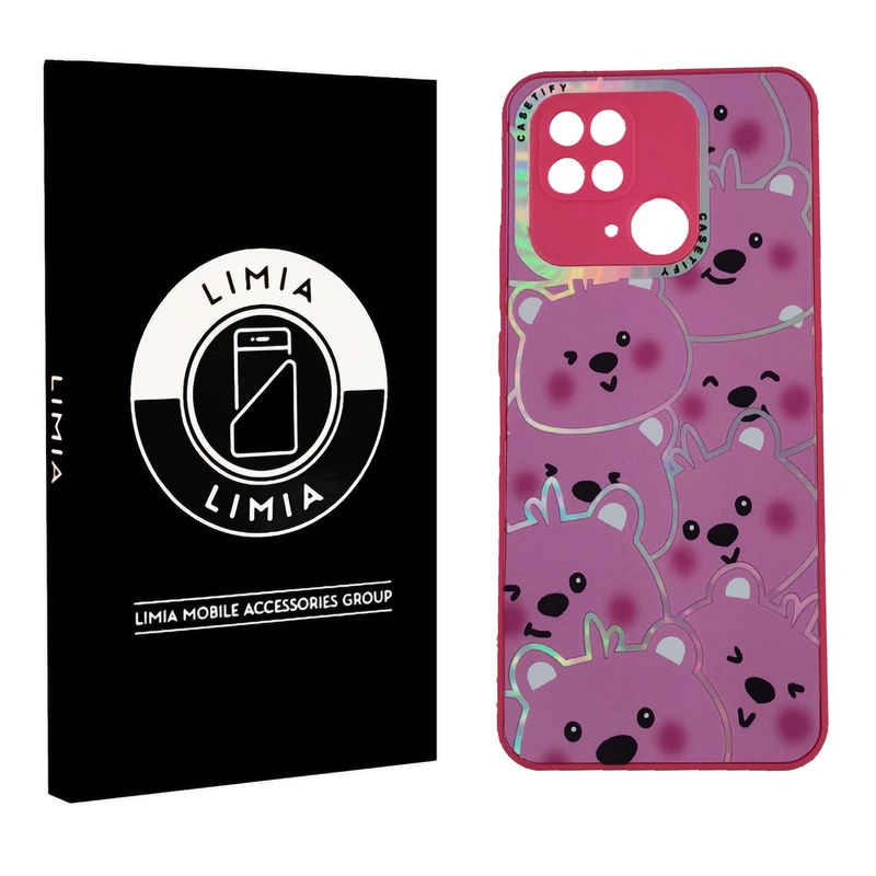 کاور لیمیا مدل فانتزی لنزدار طرح عروسکی شبرنگی مناسب برای گوشی موبایل شیائومی Redmi 10C/ C40