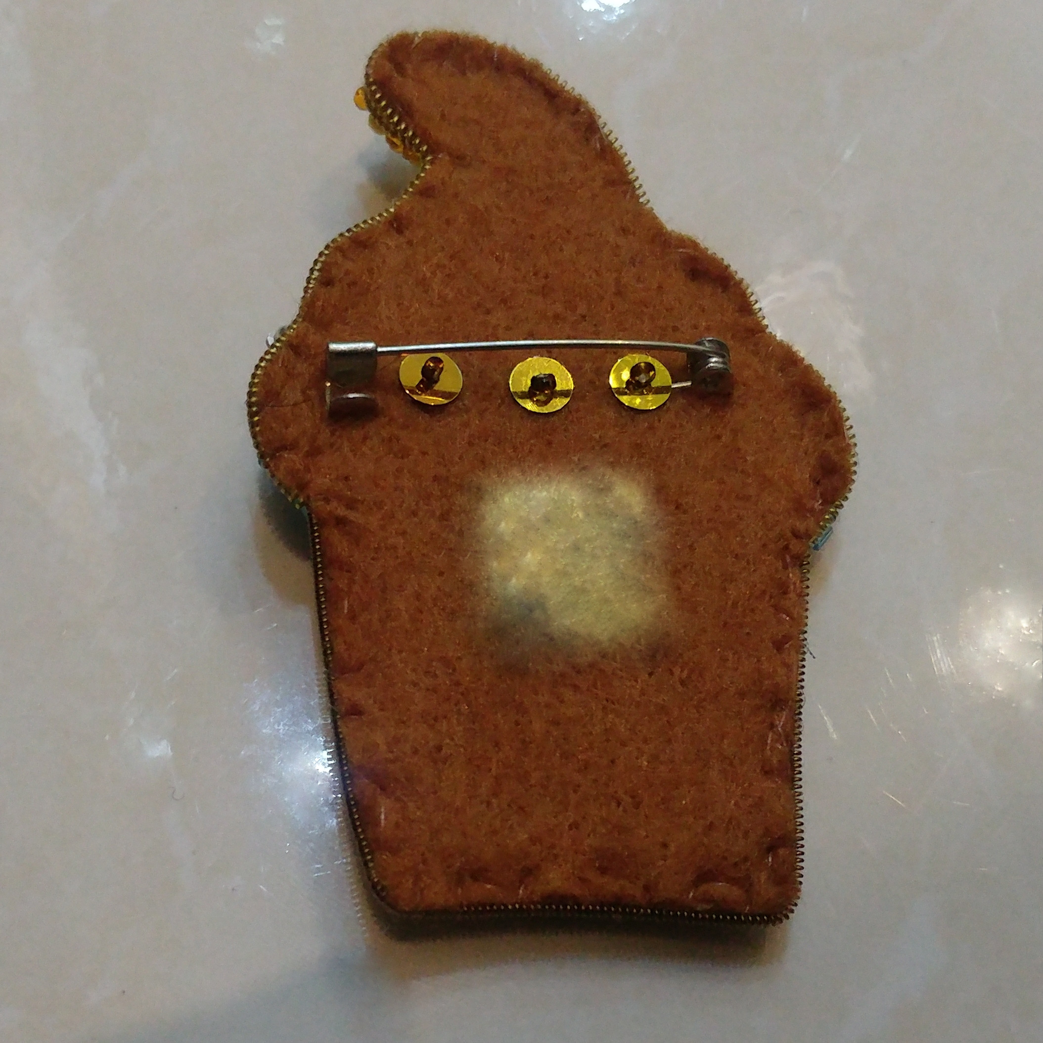 گل سینه دخترانه مدل بستنی گل سینه دخترانه مدل بستنی