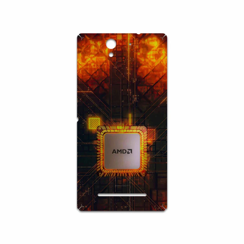 برچسب پوششی ماهوت مدل AMD Brand مناسب برای گوشی موبایل سونی Xperia C3 Dual