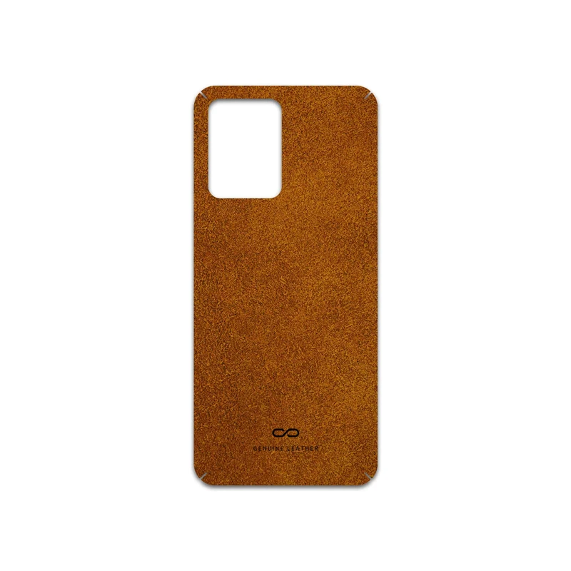 برچسب پوششی ماهوت مدل Brown-Chamois-Leather مناسب برای گوشی موبایل شیائومی Redmi Note 12 5G