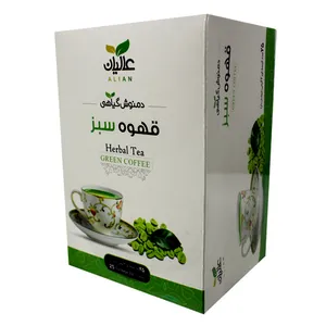  دمنوش کیسه ای قهوه سبز عالیان بسته 25 عددی