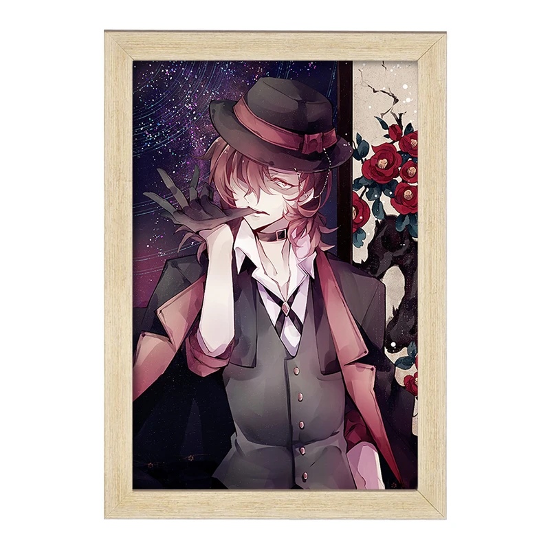 تابلو خندالو مدل ناکاهارا چویا انیمه سگ های ولگرد بانگو  کد 11775