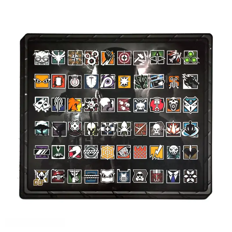 ماوس پد مخصوص بازی اس ای گییرز مدل Rainbow Six Siege 01