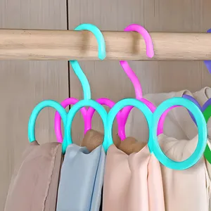 آویز شال و روسری مدل BZZ-98 مجموعه 8 عددی