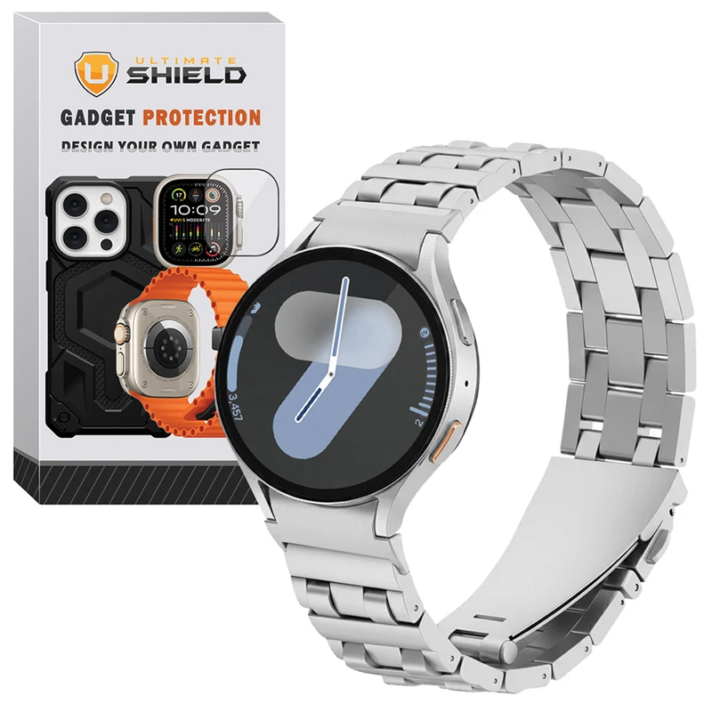 بند آلتیمیت شیلد مدل Prime 5Row BTN مناسب برای ساعت هوشمند سامسونگ Galaxy Watch 4 classic 42mm