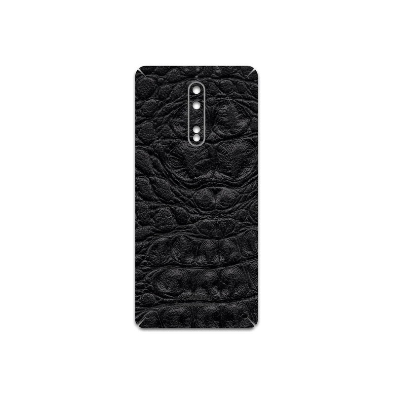 برچسب پوششی ماهوت مدل Black-Crocodile-Leather مناسب برای گوشی موبایل نوکیا 8