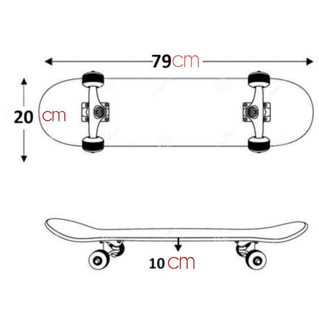 اسکیت بورد مدل MDS-317 SUN COR