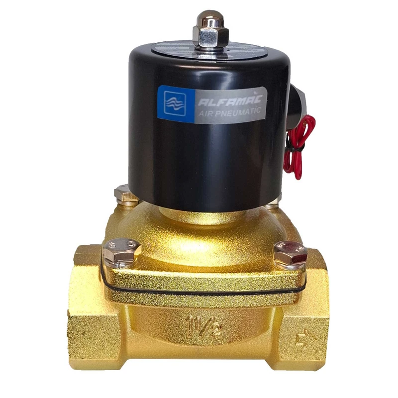 شیر برقی آلفامک مدل 2W-40-NC سایز 1/2-1 اینچ.