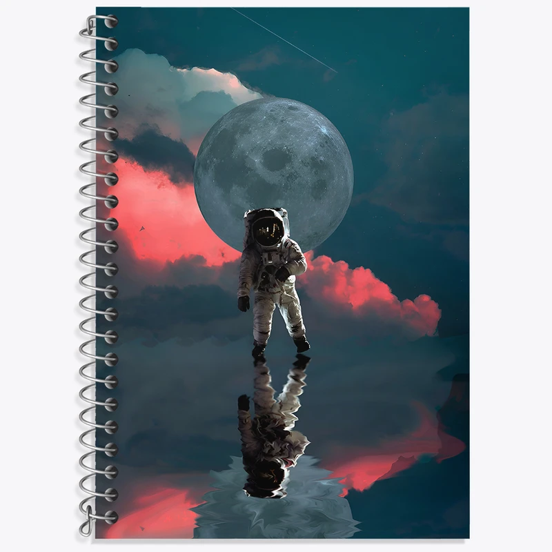 دفتر لغت 50 برگ خندالو طرح فضانورد کد N4490