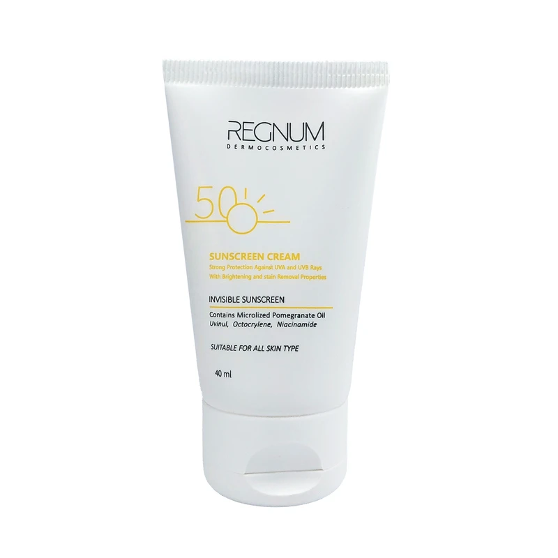 کرم ضد آفتاب بدون رنگ رگنوم SPF50 مدل فیوژن واتر PA++ ‌مناسب برای انواع پوست‌ حجم 40 میلی‌لیتر