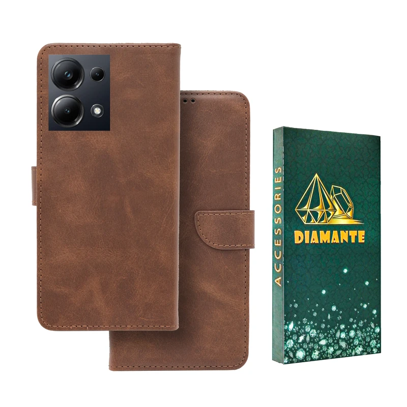 کیف کلاسوری دیامانته مدل Bors Gn مناسب برای گوشی موبایل شیائومی Poco M6 Pro 4G