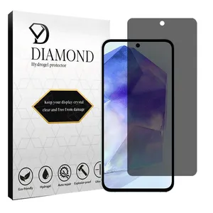 Diamond Tough model privacy screen protector suitable for Samsung Galaxy A55 5G mobile phone