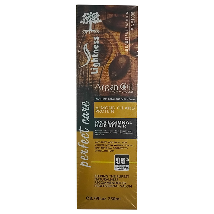 روغن آرگان لایتنس مدل PROTEIN-ALMOND حجم 250 میلی لیتر روغن آرگان لایتنس مدل PROTEIN-ALMOND حجم 250 میلی لیتر