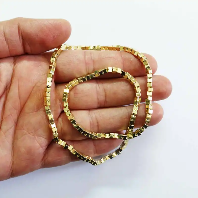 مهره دستبند مدل حدید چند وجهی کد MO-1007 مجموعه 40 عددی