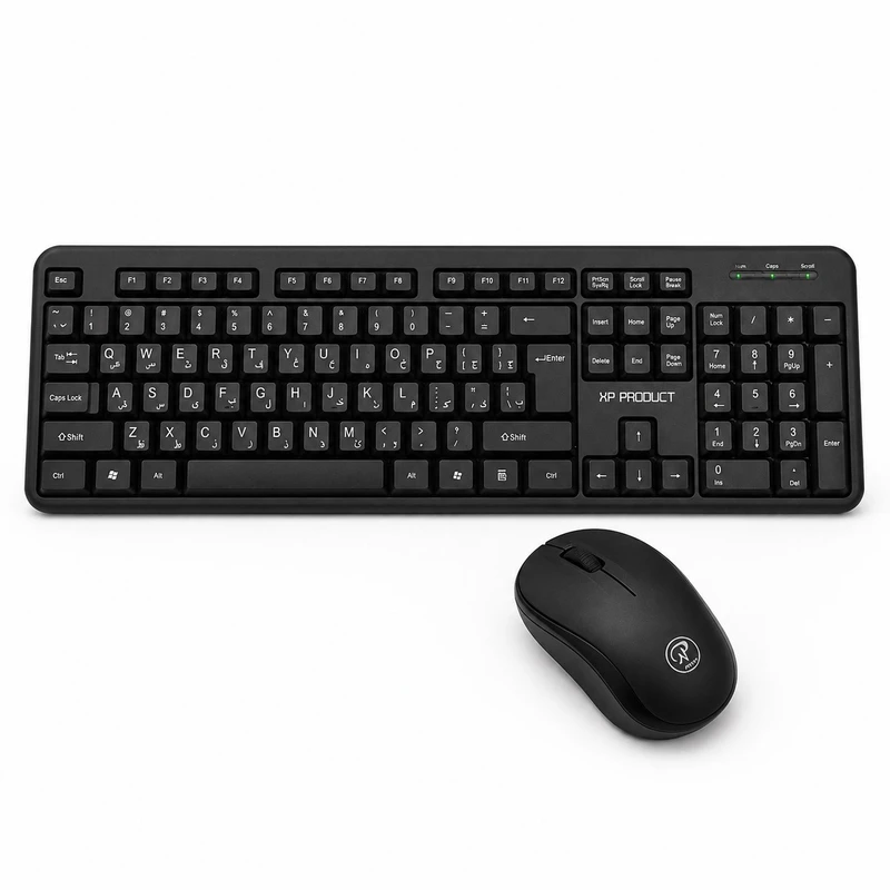کیبورد و ماوس بی سیم ایکس پی-پروداکت مدل XP-14500U سوییچ ممبران