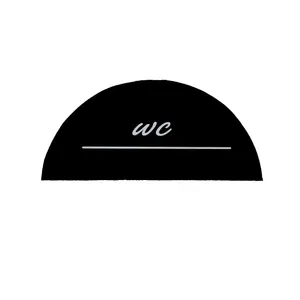  پادری مدل نیم دایره طرح سرویس بهداشتی کد 8414 سایز 90×45 سانتی متر