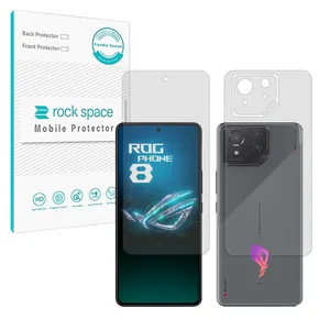 Rock space Resistant model matte screen protector suitable for Asus ROG Phone 8 mobile phone along with the back protector