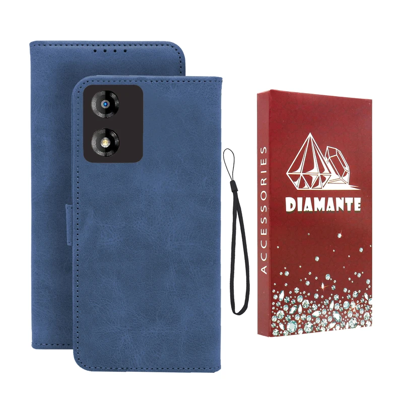 کیف کلاسوری دیامانته مدل Band Ros مناسب برای گوشی موبایل موتورولا Moto E13 به همراه بندآویز