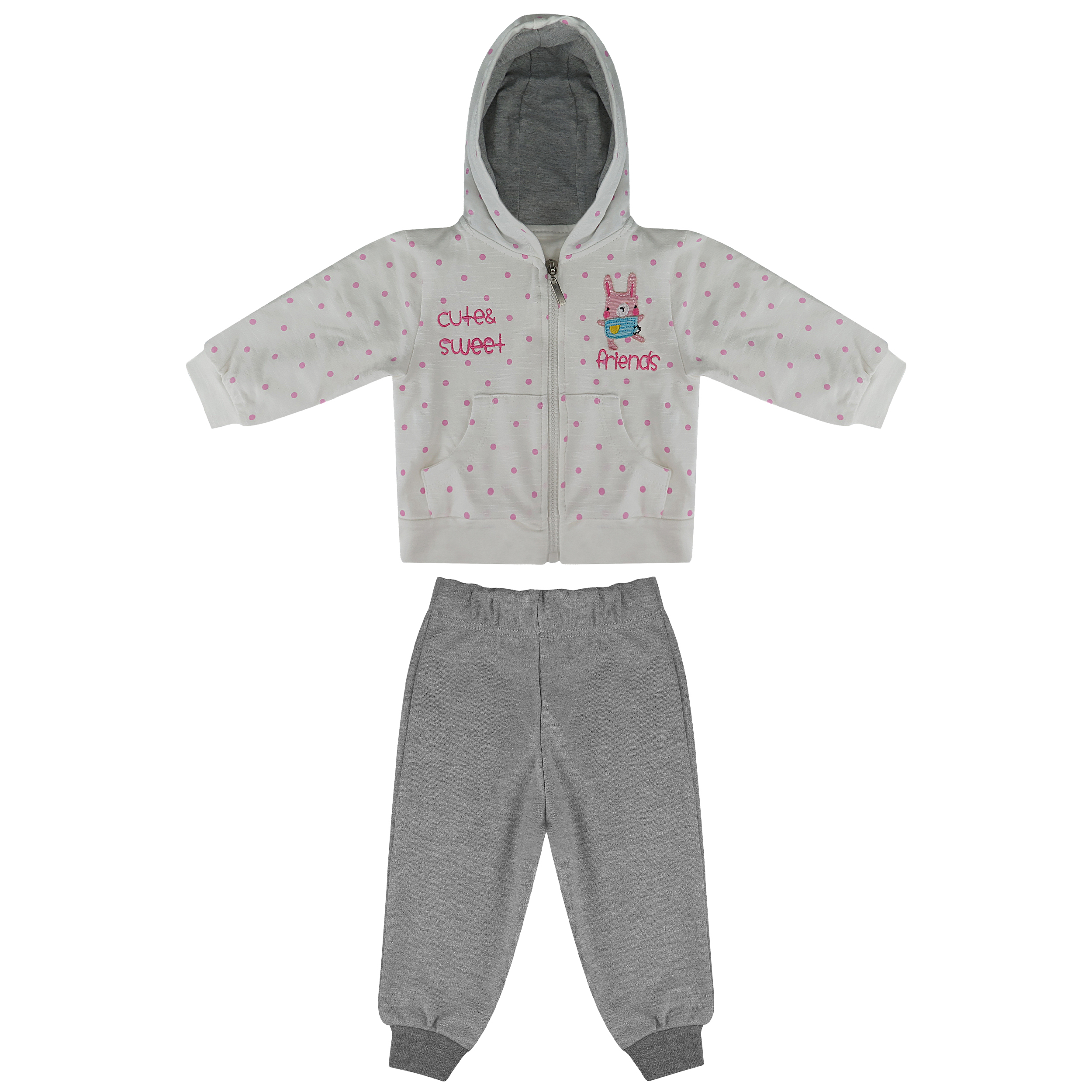 ست سویشرت و شلوار دخترانه مدل سارا