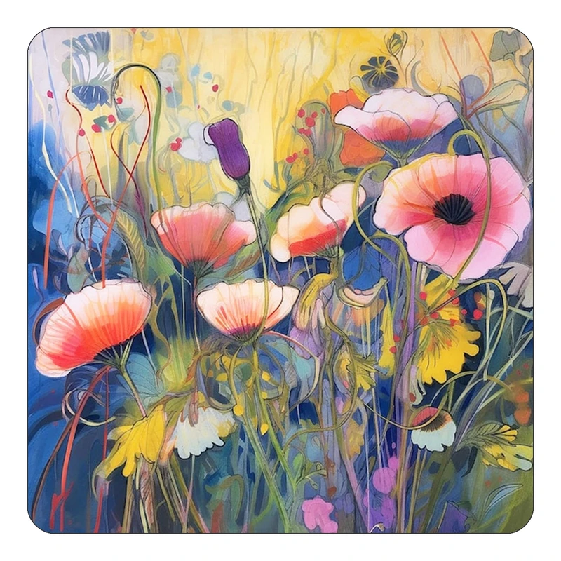 مگنت کاکتی طرح نقاشی رنگ روغن مدل mp70057