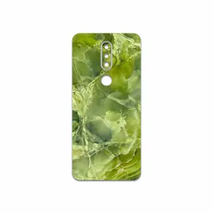 MAHOOT Green Crystal Marble Cover Sticker for Nokia 7.1