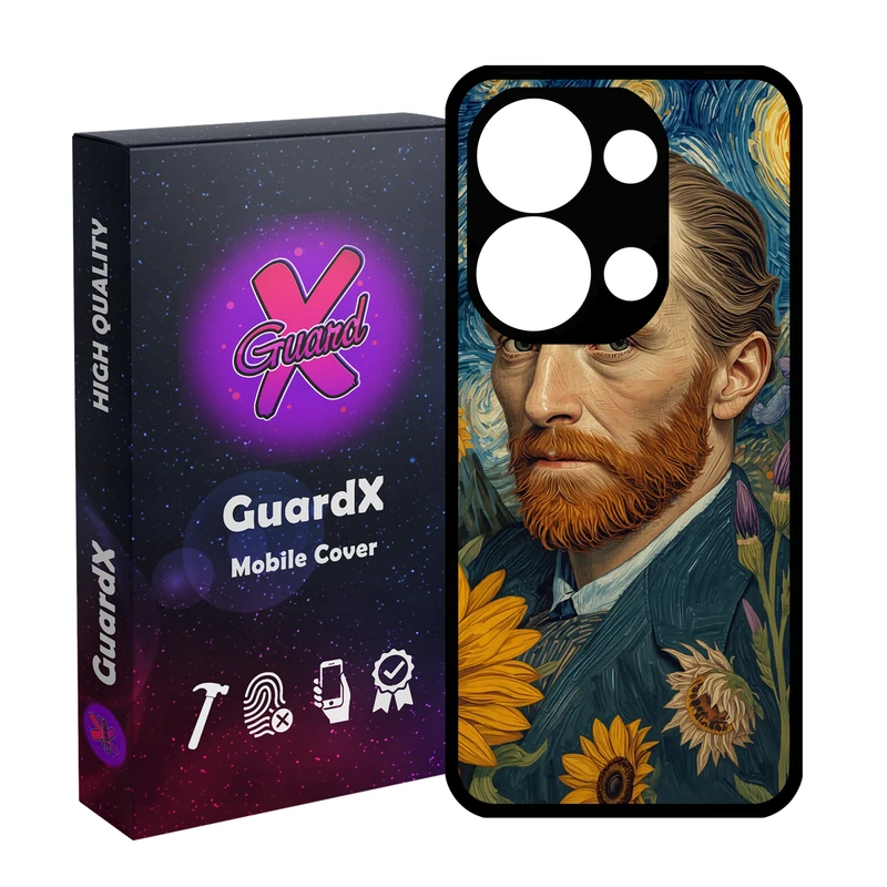 کاور گارد ایکس طرح Van Gogh مدل 10991 مناسب برای گوشی موبایل شیائومی Redmi Note 13 Pro 4G / Poco M6 Pro 4G