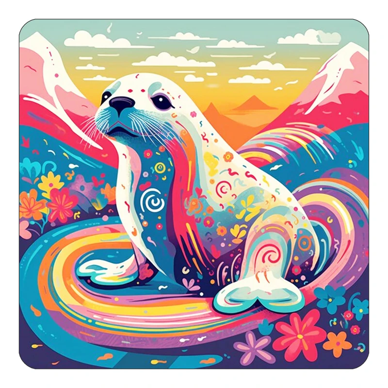 مگنت کاکتی طرح حیوانات رنگی مدل mp25889