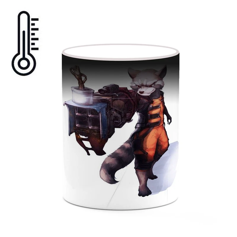 ماگ حرارتی کاکتی مدل Rocket Raccoon کد mgh39793