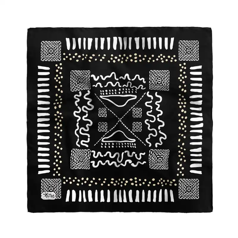 دستمال سر و گردن مشکات مدل H107