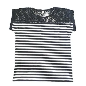 بلوز زنانه مدل گیپور راه راه