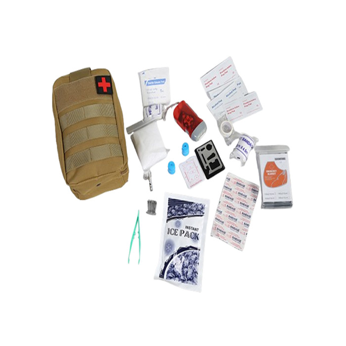 کیف کمک های اولیه مدل کمری امدادی تاکتیکال مجموعه 15 عددی