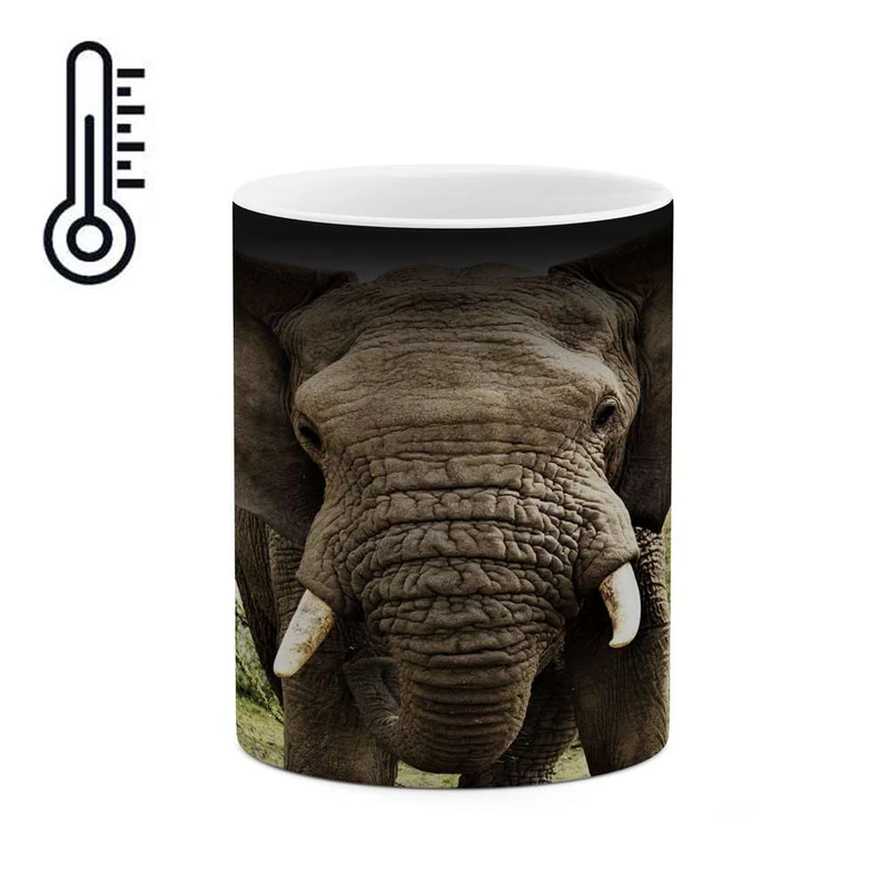 ماگ حرارتی کاکتی مدل فیل کد mgh15905