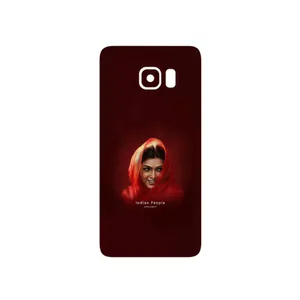 MAHOOT Portrait of an Indian Woman Cover Sticker for Samsung Galaxy S6 Edge