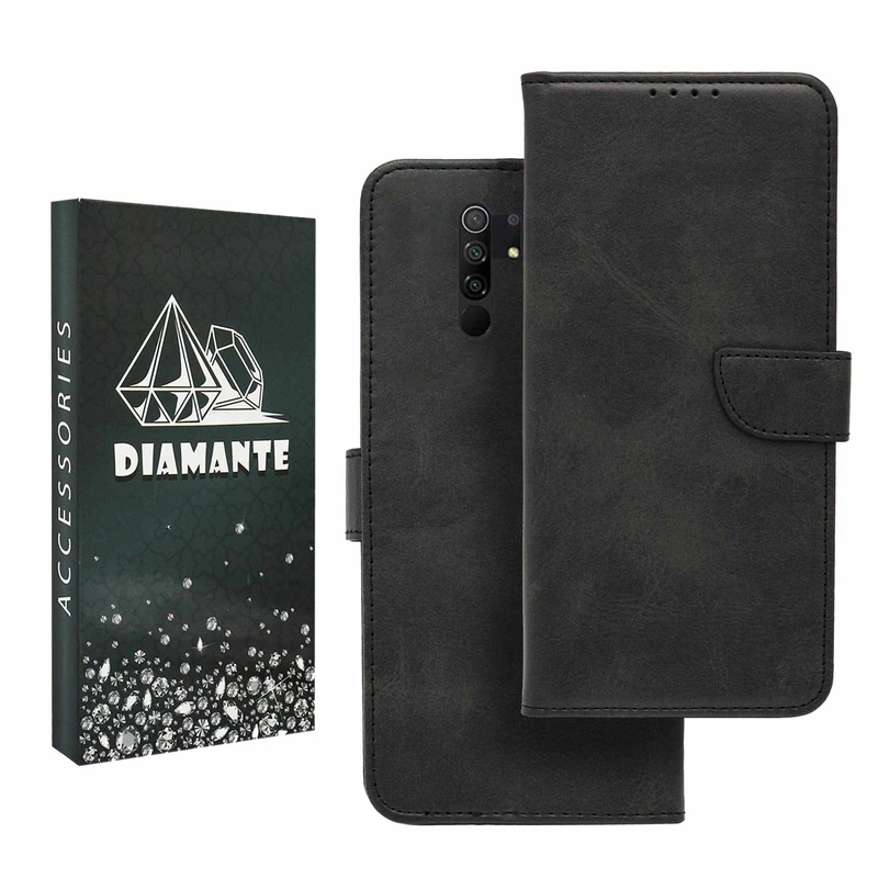 کیف کلاسوری دیامانته مدل Khoshi Bk مناسب برای گوشی موبایل شیائومی Redmi 9 Prime