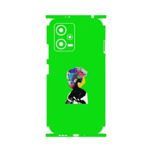 MAHOOT Collage of Women Portrait 3-FullSkin Cover Sticker for Xiaomi Redmi Note 12 5G