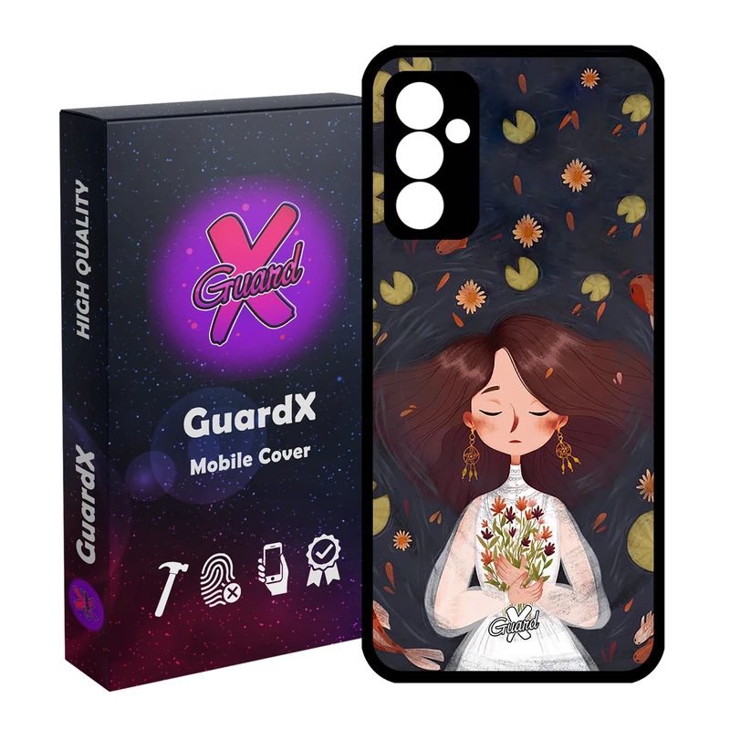 کاور گارد ایکس طرح دختر مدل Glass10326 مناسب برای گوشی موبایل سامسونگ Galaxy A54 / A54 5G