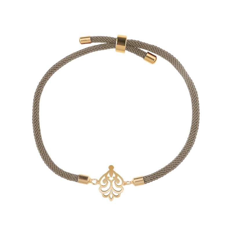 دستبند طلا 18 عیار زنانه مدوپد مدل اسلیمی کد D24-10555