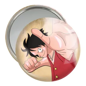 آینه جیبی خندالو مدل لوفی انیمه وان پیس One Piece  کد 17278
