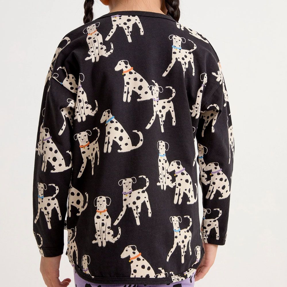 تی شرت آستین بلند دخترانه لیندکس مدل سگ خالدار 1 -  - 2