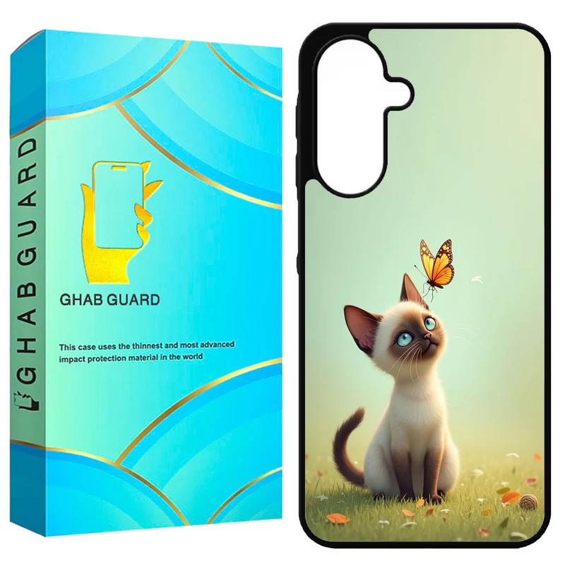 کاور قاب گارد طرح گربه مدل GA26 مناسب برای گوشی موبایل سامسونگ Galaxy A26 5G / Galaxy A17 5G